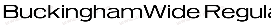 BuckinghamWide Regular字体转换